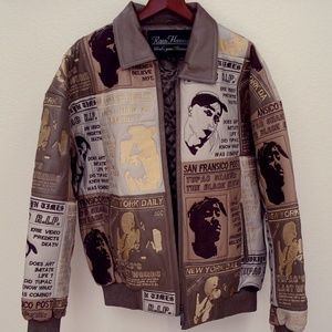 tupac leather jacket